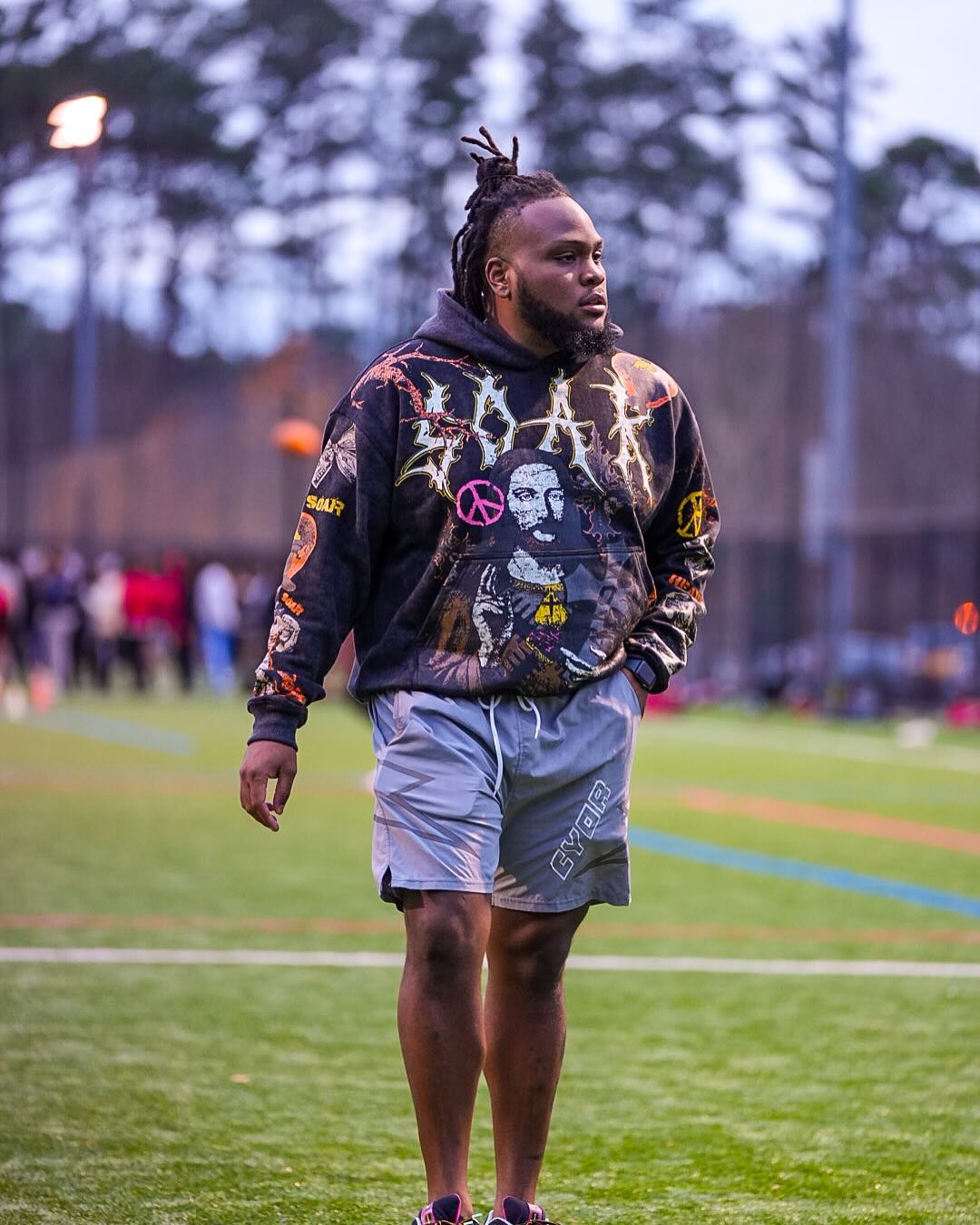 SOAR Graphic Washed Hoodie